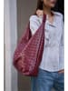 Lucky Bees Schultertasche in Bordeaux - (B)30 x (T)25 cm