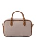 Lucky Bees Henkeltasche in Beige/ Hellbraun - (B)25 x (H)15 x (T)8 cm