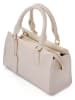 Lucky Bees Henkeltasche "Vivien" in Beige - (B)26 x (H)15 x (T)11 cm