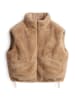 Someday Omkeerbare teddybodywarmer "Vaari" camel