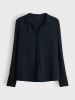 OPUS Bluse in Dunkelblau