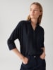 OPUS Bluse in Dunkelblau