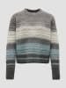 OPUS Pullover in Grau/ Hellblau/ Weiß