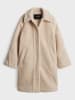 OPUS Płaszcz pluszowy w kolorze kremowym