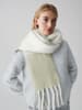 OPUS Schal in Mint/ Creme - (L)235 x (B)27 cm