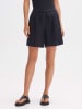 OPUS Leinen-Shorts in Schwarz