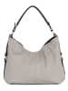Anna Morellini Leren schoudertas "Noalia" grijs - (B)32 x (H)25 x (D)12 cm