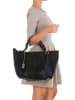 Anna Morellini Skórzany shopper bag "Solana" w kolorze czarnym - 42 x 30 x 20 cm