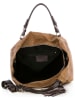 Anna Morellini Leder-Shopper "Solana" in Camel - (B)42 x (H)30 x (T)20 cm