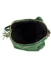 Anna Morellini Leren schoudertas "Alice" groen - (B)22 x (H)18 x (D)2 cm