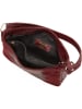 Anna Morellini Leren schoudertas "Linda" bordeaux - (B)29 x (H)24 x (D)8 cm