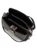 Anna Morellini Leder-Umhängetasche "Vida" in Schwarz - (B)22 x (H)17 x (T)10 cm