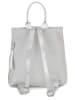 Anna Morellini Leder-Rucksack "Azalea" in Grau - (B)30 x (H)31 x (T)11 cm