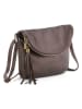 Anna Morellini Leren schoudertas "Beverly" brons/bronskleurig - (B)22 x (H)18 x (D)2 cm