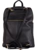 Anna Morellini Leren rugzak "Nora" zwart - (B)29 x (H)34 x (D)11 cm