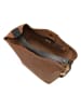 Anna Morellini Leren schoudertas "Sebastiana" bruin - (B)38 x (H)36 x (D)14 cm