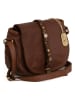 Anna Morellini Leren schoudertas "Luigia" bruin - (B)23 x (H)19 x (D)9 cm
