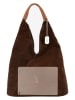 Anna Morellini Leren shopper "Eleonora" bruin - (B)40 x (H)31 x (D)2 cm