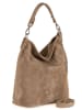 Anna Morellini Leren schoudertas "Denise" beige - (B)29 x (H)31 x (D)14 cm