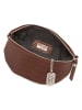 Anna Morellini Leder-Gürteltasche "Azzurra" in Braun - (B)21 x (H)13 x (T)6 cm