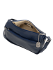 Anna Morellini Leren schoudertas "Orlanda" donkerblauw - (B)29 x (H)23 x (D)12 cm