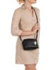 Anna Morellini Leren schoudertas "Micola" zwart - (B)20 x (H)16 x (D)8 cm