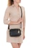 Anna Morellini Leren schoudertas "Tabita" zwart - (B)22 x (H)15 x (D)10 cm