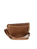 Anna Morellini Leren heuptas "Rufina" camel - (B)30 x (H)18 x (D)9 cm
