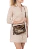 Anna Morellini Leder-Umhängetasche "Malvina" in Hellbraun - (B)22 x (H)18 x (T)2 cm