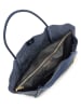 Anna Morellini Skórzany shopper bag "Magliana" w kolorze granatowym - 44 x 30 x 16 cm