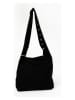 Anna Morellini Leder-Schultertasche "Lania" in Schwarz - (B)25 x (H)22 x (T)9 cm