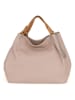 Lucca Baldi Leder-Henkeltasche "Sassari" in Beige - (B)33 x (H)28 x (T)16 cm