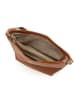 Lucca Baldi Leder-Schultertasche "Trapani" in Camel - (B)33 x (H)25 x (T)14 cm