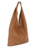 Lucca Baldi Leren schoudertas "Catanzaro" camel - (B)45 x (H)36 x (D)5 cm