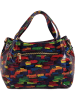 Anna Morellini Leder-Henkeltasche "Anna Signature" in Bunt - (B)27 x (H)20 x (T)13 cm