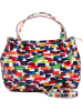 Anna Morellini Leder-Henkeltasche "Alma" in Bunt - (B)27 x (H)30 x (T)14 cm