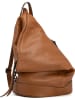 Anna Morellini Leder-Rucksack "Aureliana" in Cognac - (B)37 x (H)40 x (T)16 cm