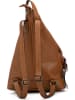 Anna Morellini Leder-Rucksack "Aureliana" in Cognac - (B)37 x (H)40 x (T)16 cm
