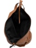 Anna Morellini Leren rugzak "Aureliana" cognackleurig - (B)37 x (H)40 x (D)16 cm