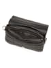 Anna Morellini Leren schoudertas zwart - (B)22 x (H)16 x (D)6 cm