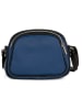 Anna Morellini Leder-Umhängetasche "Desideria " in Dunkelblau - (B)22 x (H)15 x (T)6 cm