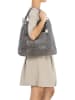 Anna Morellini Leren schoudertas grijs - (B)38 x (H)14 x (D)36 cm