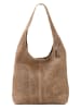 Anna Morellini Leder-Shopper "Palladia" in Hellbraun - (B)38 x (H)30 x (T)8 cm