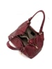 Anna Morellini Leren schoudertas "Eloisa" bordeaux - (B)38 x (H)28 x (D)16 cm