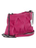 Anna Morellini Leren schoudertas roze - (B)20 x (H)14 x (D)9 cm