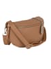 Anna Morellini Leder-Brustbeutel "Berenice" in Hellbraun - (B)25 x (H)14 x (T)1 cm