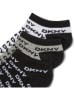 DKNY Skarpety (3 pary) w kolorze biało-szaro-czarnym