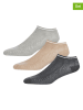 DKNY 3er-Set: Socken in Anthrazit/ Grau/ Beige