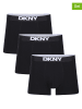 DKNY 3er-Set: Boxershorts in Schwarz