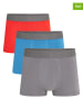 DKNY 3er-Set: Boxershorts in Grau/ Rot/ Blau
